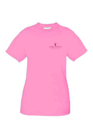 Simply Southern Womens Plus Size Just Dill With It T-Shirt for Women in Pink