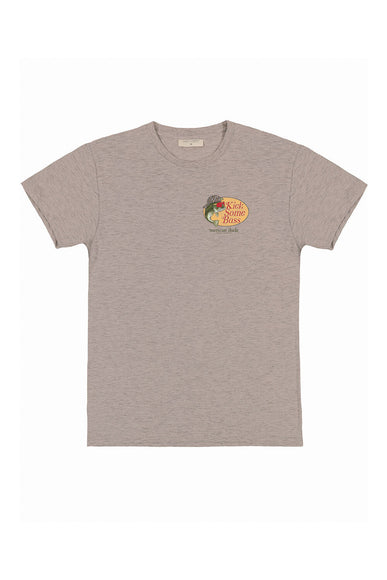 Simply Southern Kick Some Bass T-Shirt for Men in Dark Heather Grey