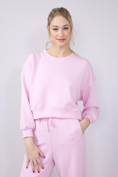 Women's Simply Southern Laney Modal Pullover for Women in Pink 