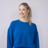 Womens Simply Southern  Clothing Laney Modal Pullover for Women in Royal Blue