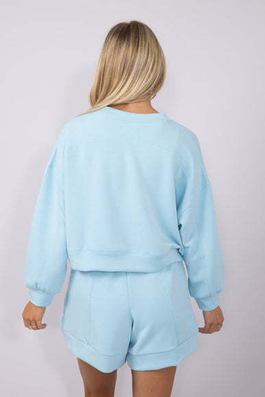 Simply Southern Laney Modal Pullover for Women in Ice Blue