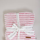 Simply Southern Luxe Pom Pom Throw Blanket in Candy