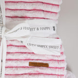 Simply Southern Luxe Pom Pom Throw Blanket in Candy