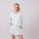 Simply Southern Modal Athletic Skort for Women in Sea Foam