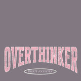 Simply Southern Plus Size Overthinker T-Shirt for Women in Iron Heather