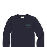 Men's Simply Southern T-Shirt Long Sleeve Partee Hard T-Shirt for Men in Navy