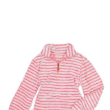 Women's Simply Southern Sherpa Luxe Quarter Zip Front Pullover for Women in Candy Pink