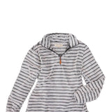 Women's Simply Southern Luxe Quarter Zip Front Pullover for Women in Pavement Grey