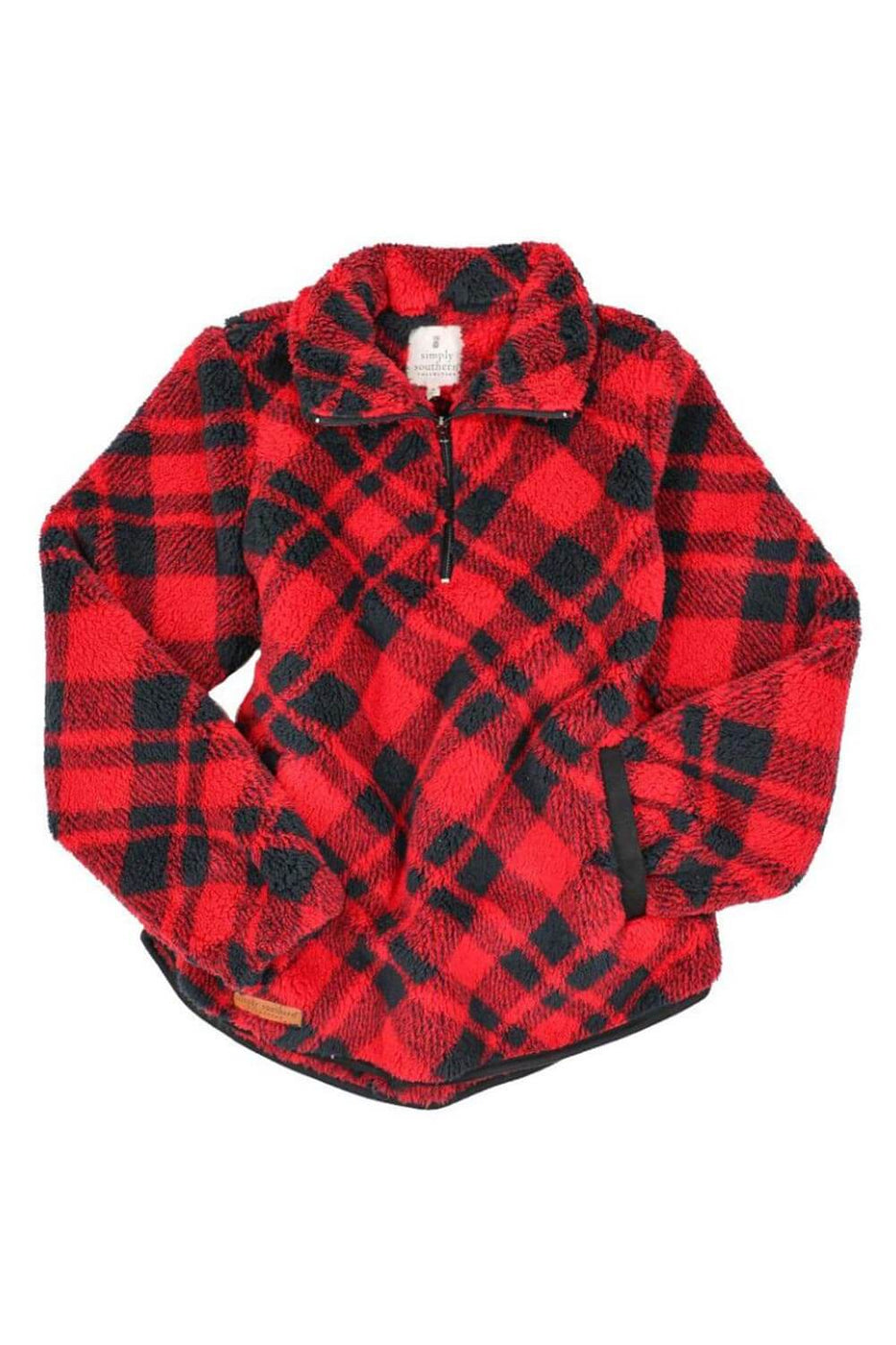 Simply southern plaid pullover sale