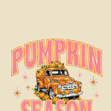 Simply Southern Pumpkin Season Fleece Crewneck for Women in Sand