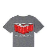 Simply Southern Red Cup T-Shirt for Men in Grey