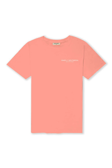 Simply Southern Seas The Day T-Shirt for Men in Pink