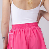 Simply Southern Side Pleated Shorts for Women in Hot Pink