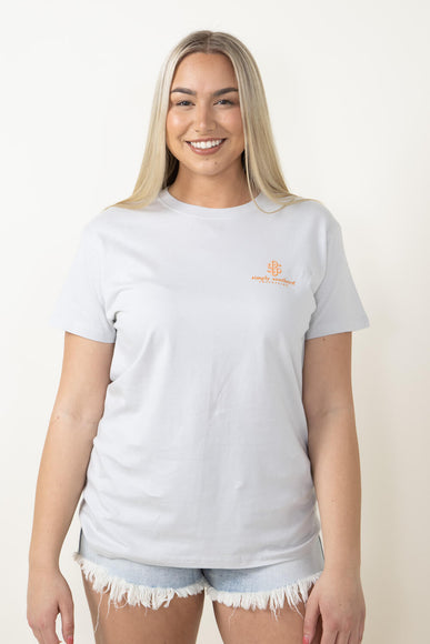 Simply Southern Shirt Spirit Lead Me T-Shirt for Women in Grey