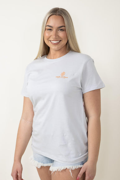 Simply Southern Shirt Spirit Lead Me T-Shirt for Women in Grey