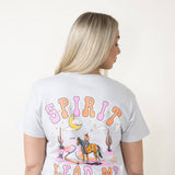 Simply Southern Shirt Spirit Lead Me T-Shirt for Women in Grey