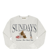 Simply Southern Sunday Crewneck Sweatshirt for Men in Flurry