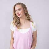 Simply Southern Tara Romper Dress for Women in Pink