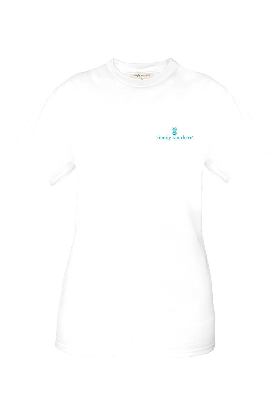 Simply Southern Y'all Axolotl Questions T-Shirt for Women in White