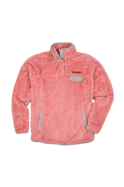 Pink brand hotsell sherpa pullover