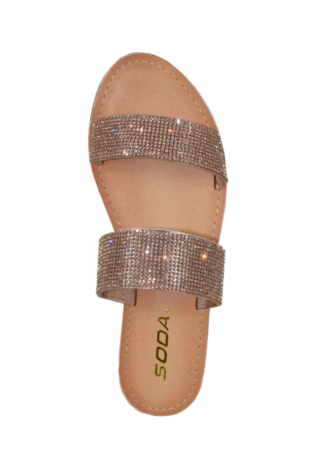 Women's two band online slide sandals