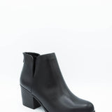 Soda Inbound Split Booties for Women in Black