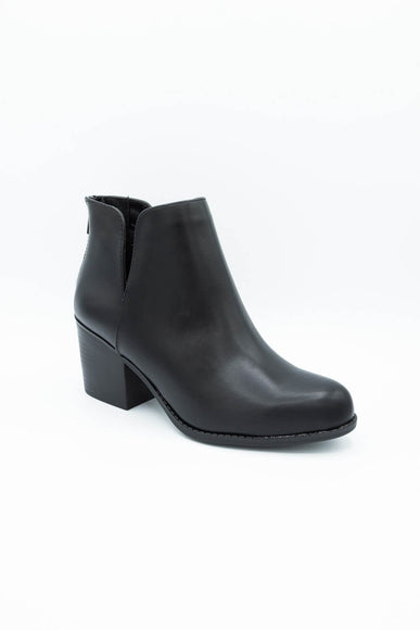 Soda Inbound Split Booties for Women in Black