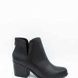 Soda Inbound Split Booties for Women in Black