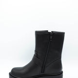 Soda Noel Moto Booties for Women in Black