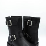 Soda Noel Moto Booties for Women in Black