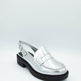 Soda Tarot Slingback Mules for Women in Silver