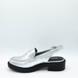 Soda Tarot Slingback Mules for Women in Silver