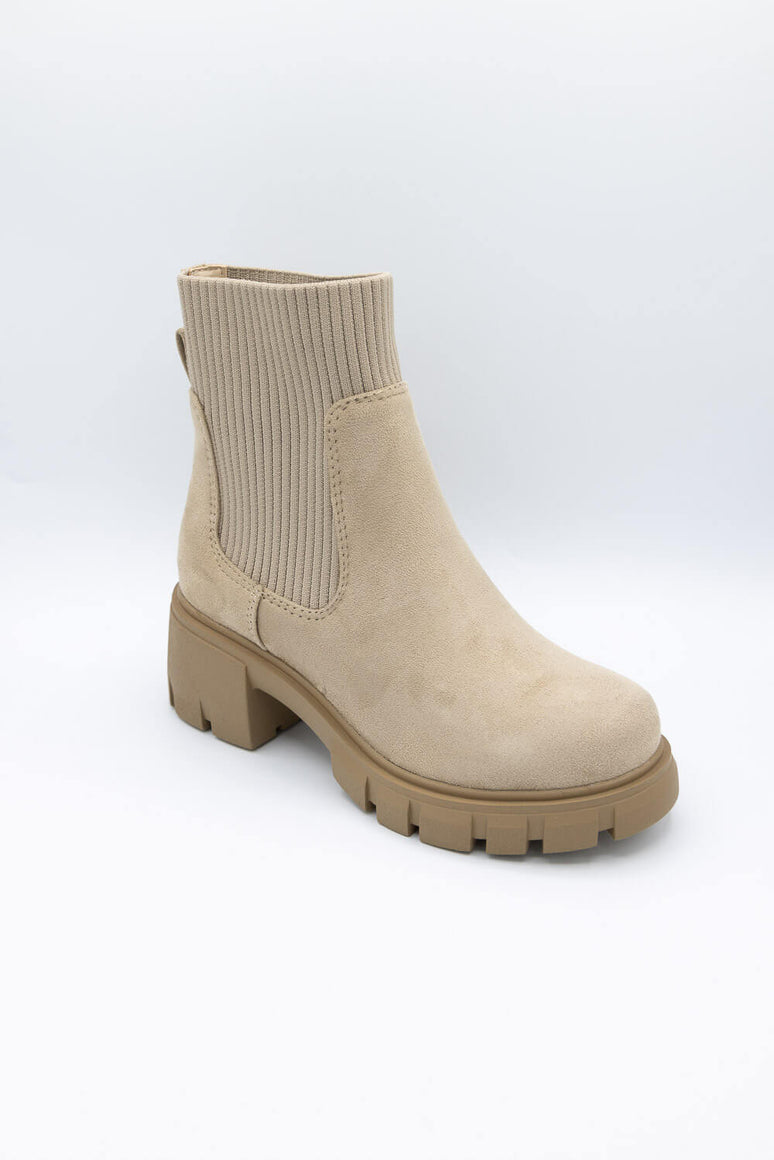 Soda Zordy Lug Booties for Women in Light Brown | ZORDY-S LT WHEAT – Glik's