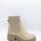 Soda Shoes Zordy Lug Booties for Women in Light Brown