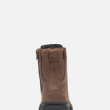 Sorel Explorer STRT Lace Booties for Women in Tobacco Black