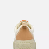 Sorel Out N About Ave Low Waterproof Sneakers for Women in Bleached Ceramic, Light Aloe