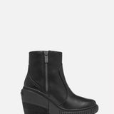 Sorel ONA Ave Zip Wedge Booties for Women in Black