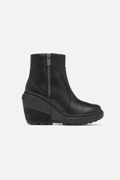 Sorel ONA Ave Zip Wedge Booties for Women in Black