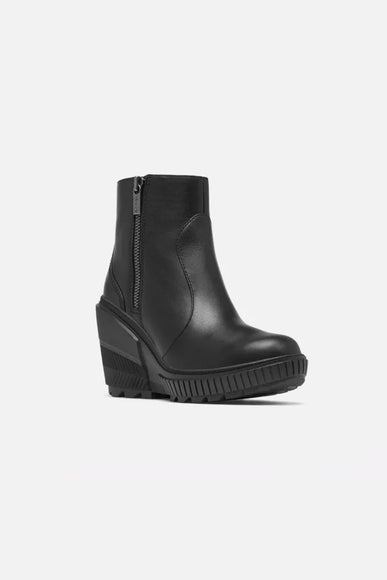 Sorel ONA Ave Zip Wedge Booties for Women in Black