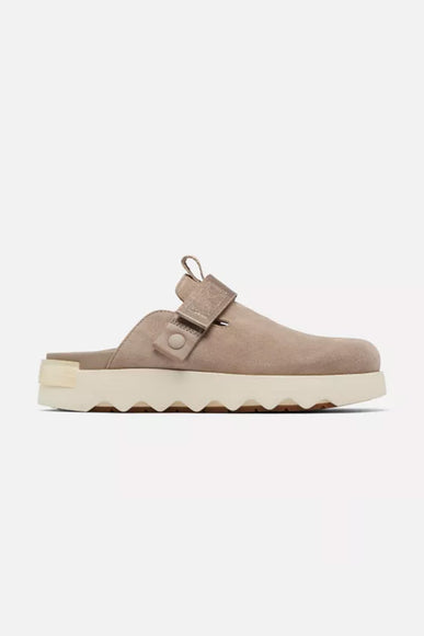 Sorel VIIBE Suede Clogs for Women in Omega Taupe