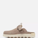 Sorel VIIBE Suede Clogs for Women in Omega Taupe