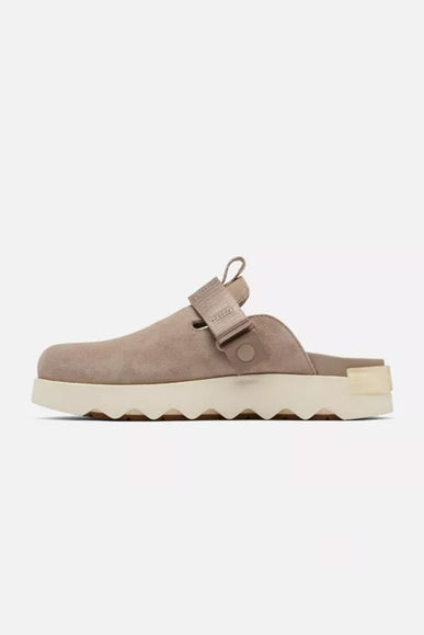 Sorel VIIBE Suede Clogs for Women in Omega Taupe