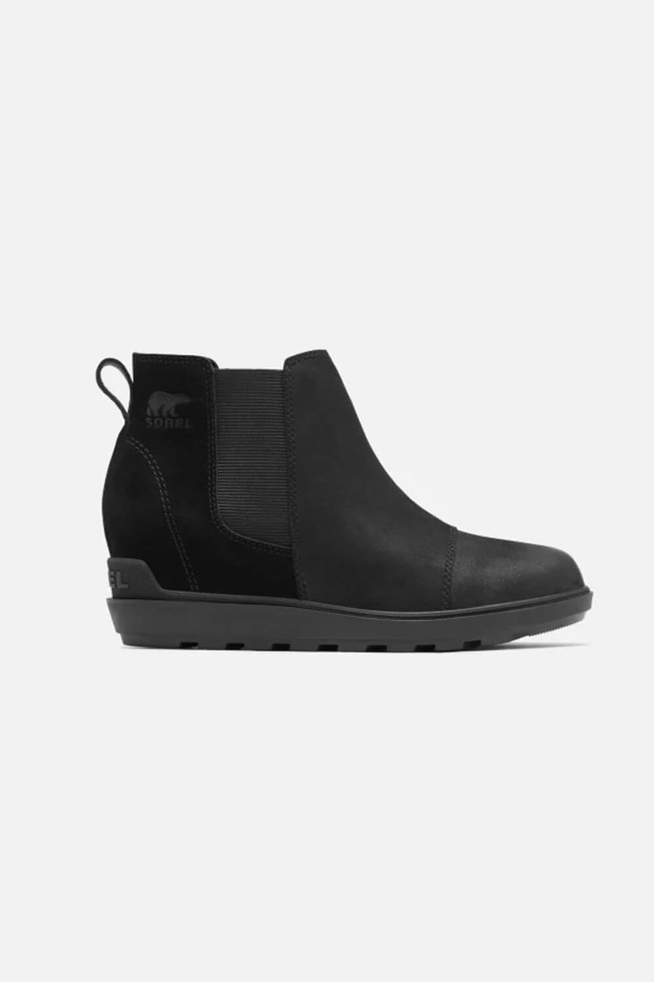 Sorel store booties black