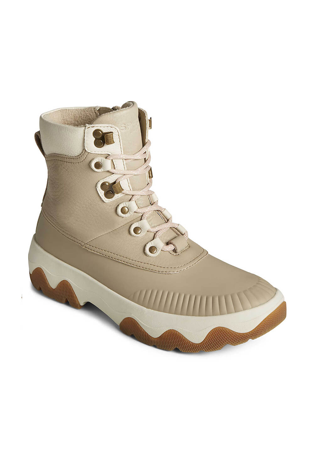 Women's off 2024 white leather boots