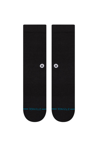 Stance Icon Crew Socks for Men in Black