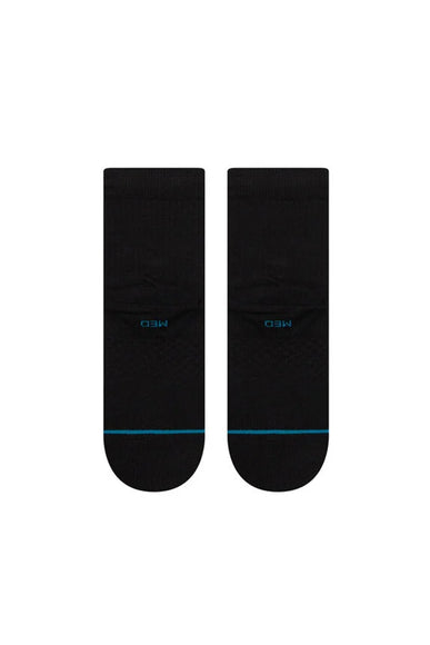 Stance Icon Quarter Socks for Men in Black