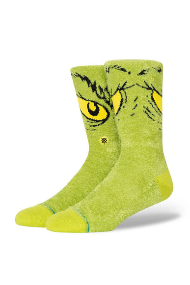 Stance DA DA DAGRINCH Crew Socks for Men in Green