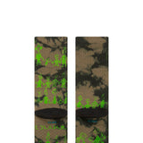 Stance Down in Whoville Crew Socks for Men in Green/Black 