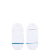 Stance Icon No Show Socks for Men in White