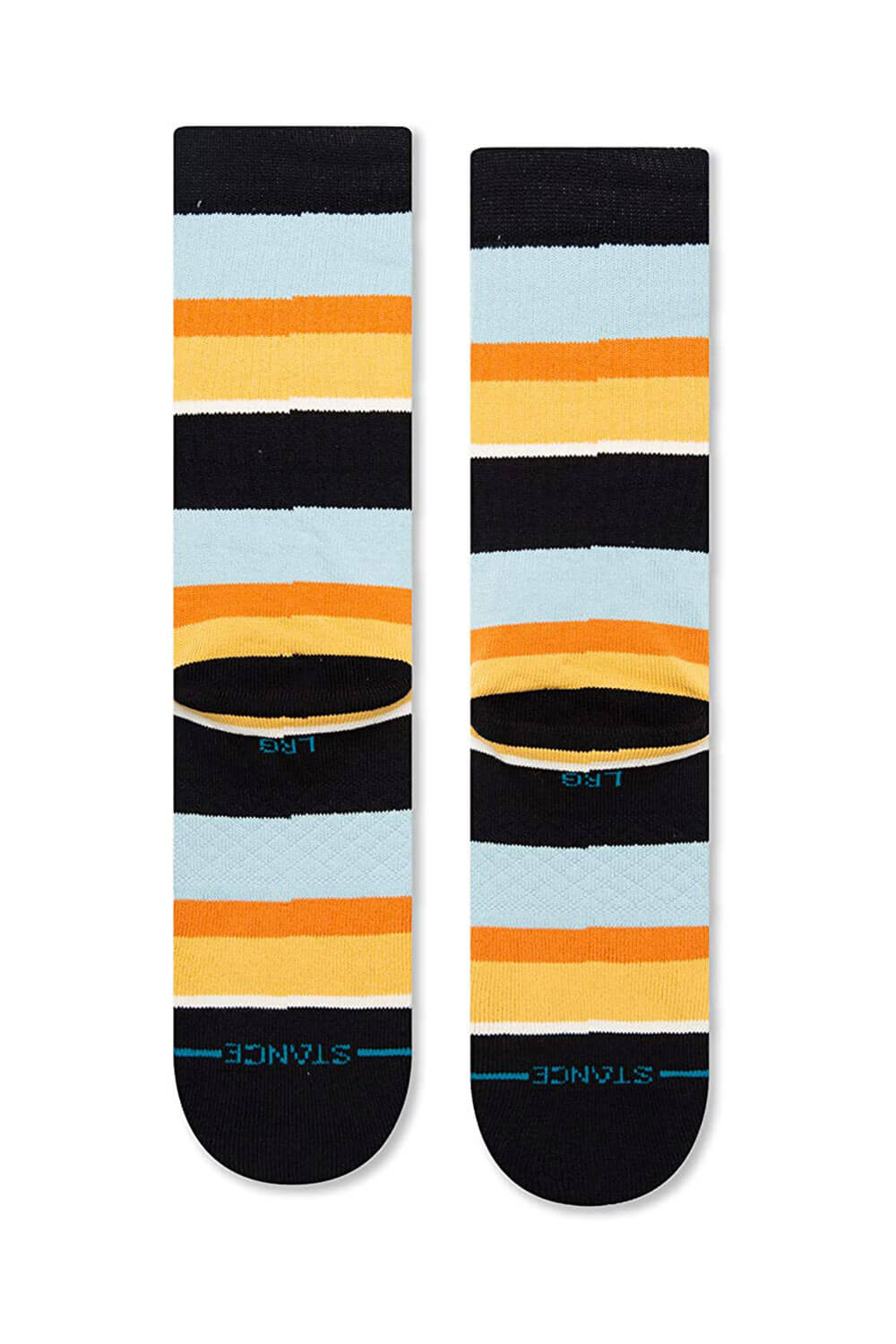 Stance Southbound Crew Socks for Men in Grey Multi